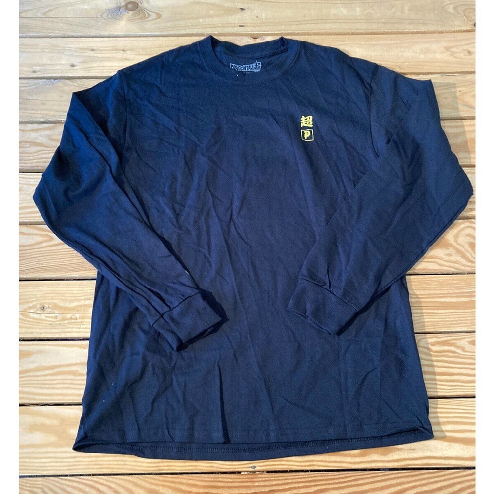 NWT Dragon Ball Long Sleeve Graphic Shirt Size Medium Men’s Black MSRP $37.95